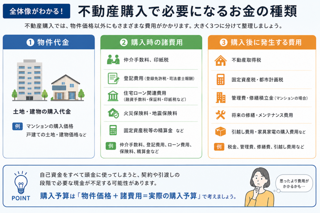 不動産購入の初期費用はいくら?諸費用を項目別に解説