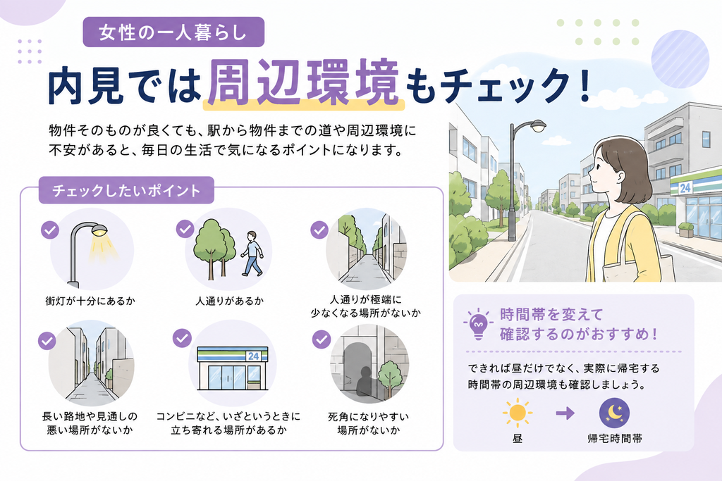 女性の一人暮らしで注意したいこと｜物件選び・防犯対策を解説