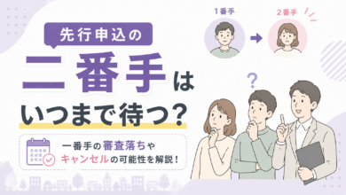 先行申込の二番手はいつまで待つ？一番手がキャンセルになるタイミング